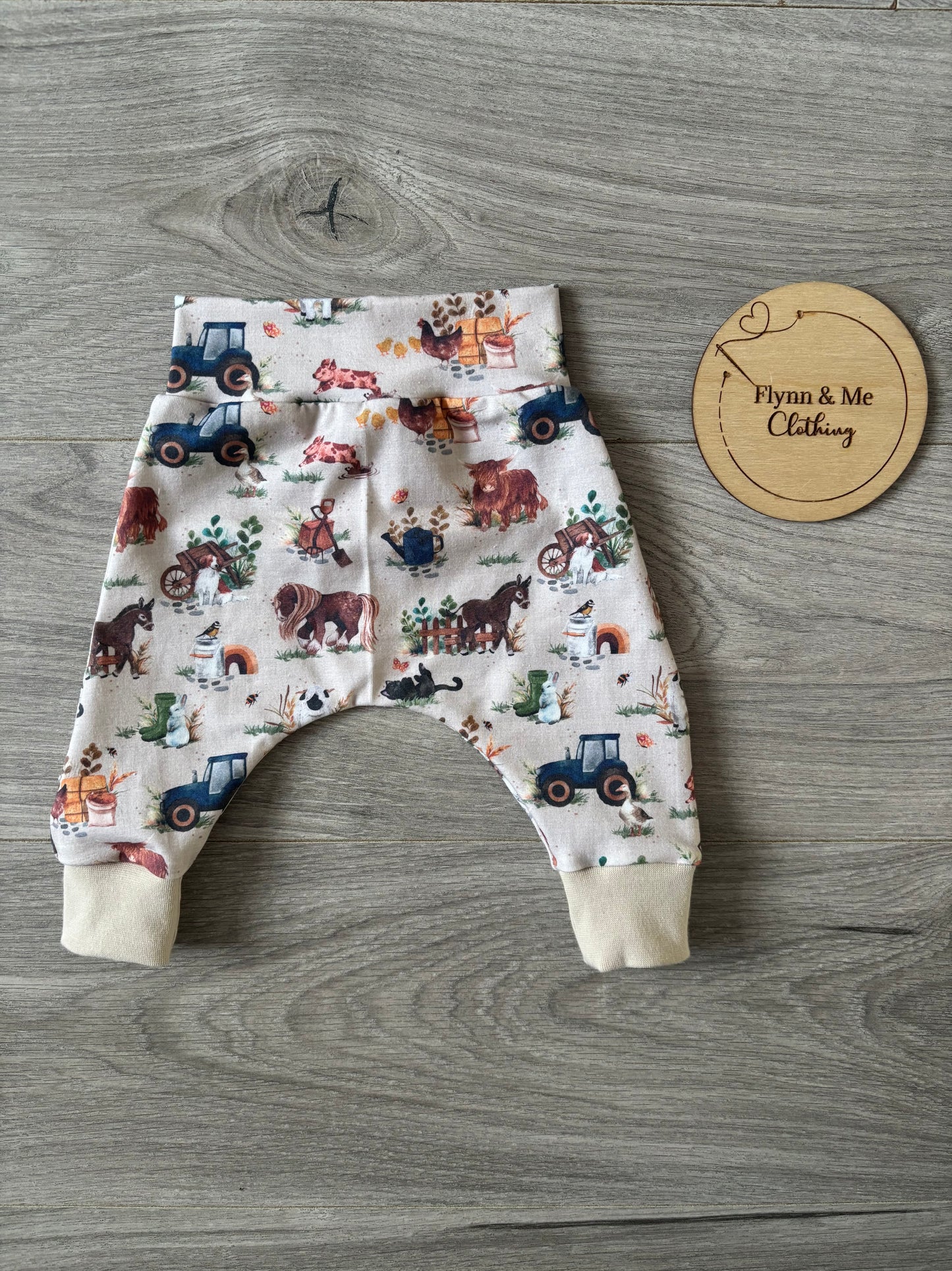 Rustic Farm Charm leggings - ready to post