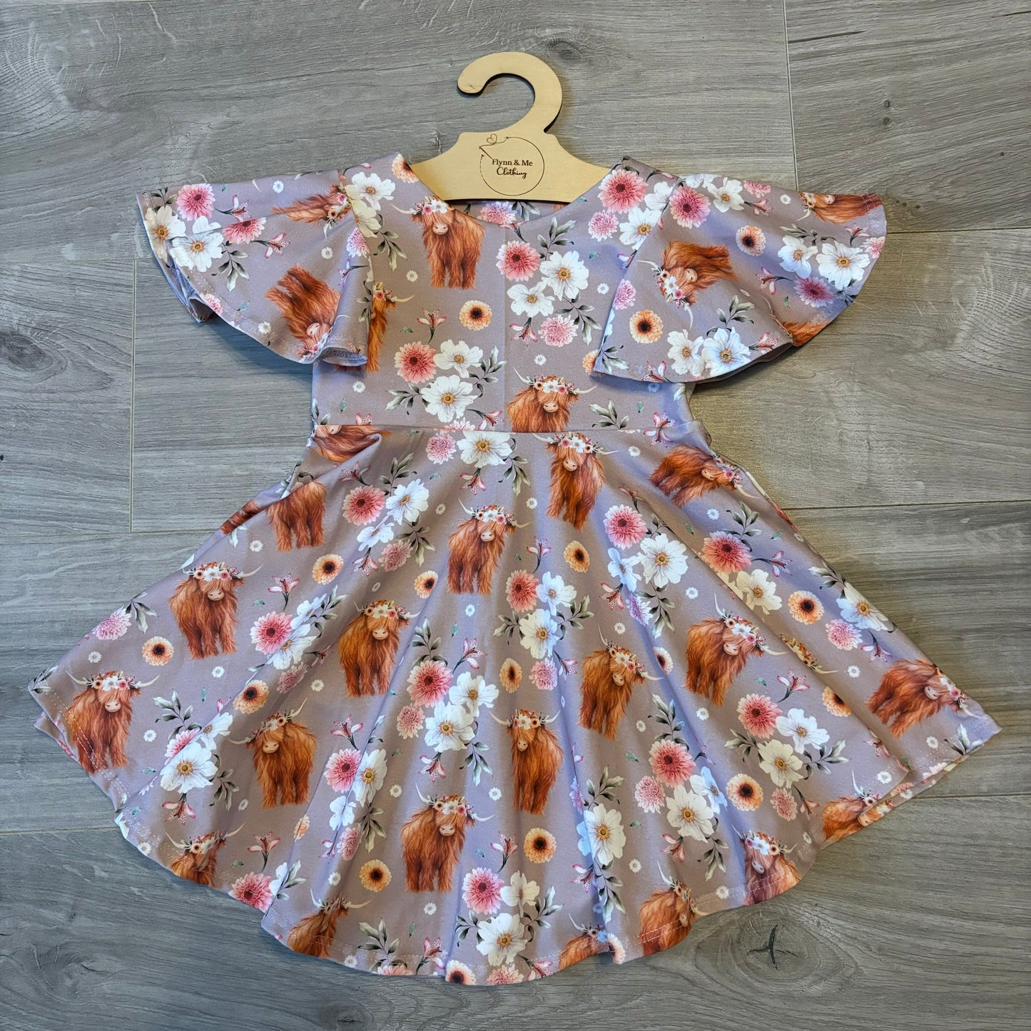 I Herd You Like Flowers Flounce Dress