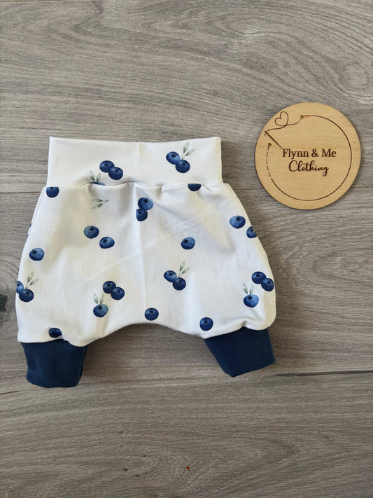 Blueberry Kisses Harem Shorts - ready to post