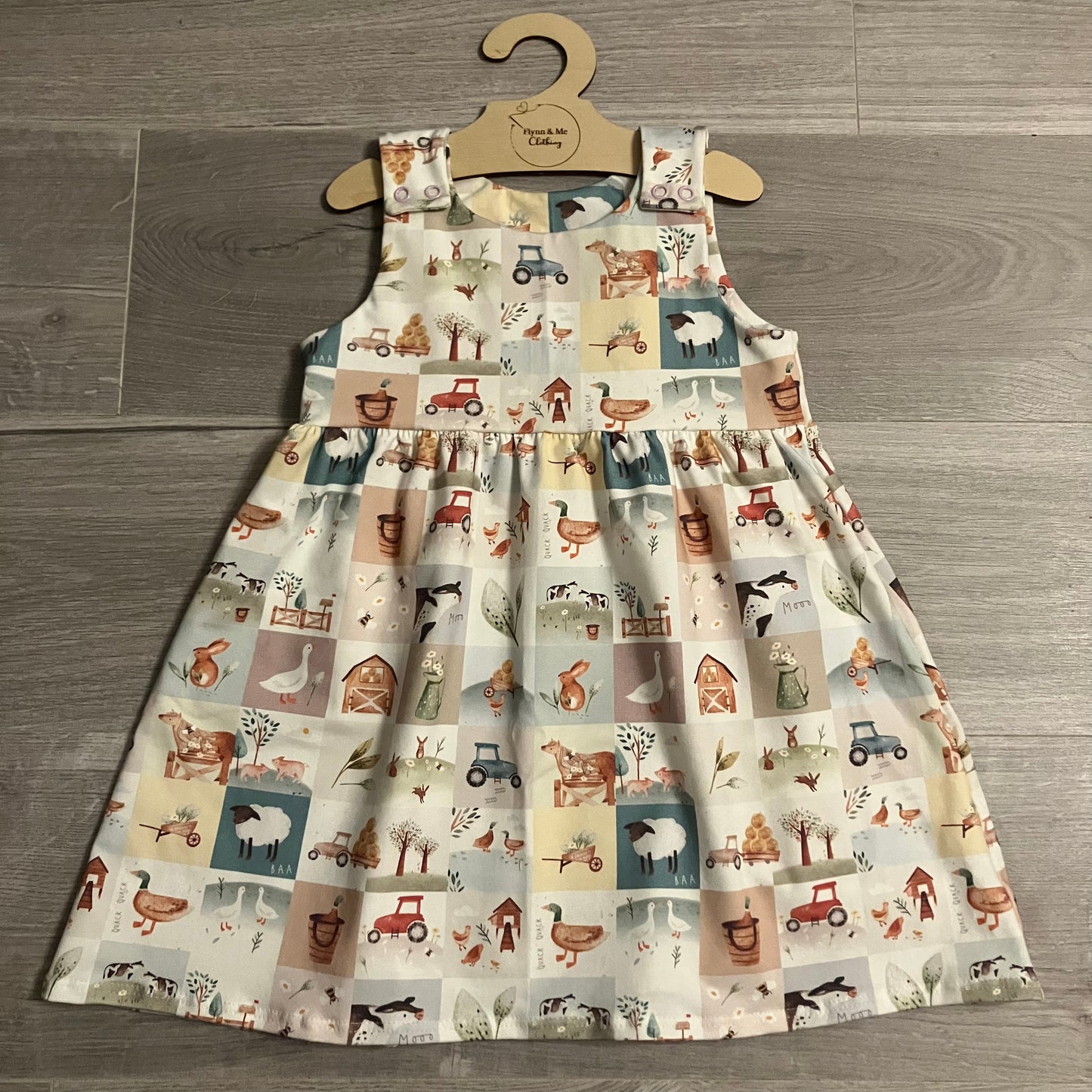 Patchwork Pastures Gathered Dress