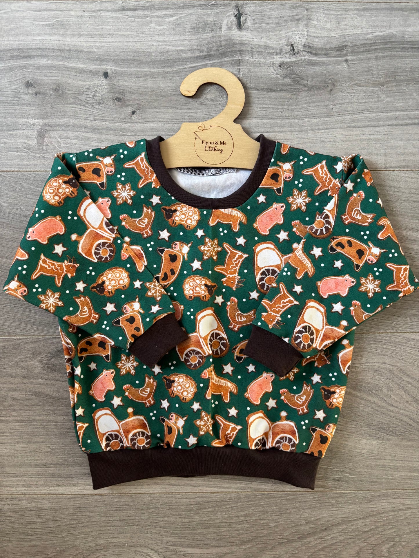 Gingerbread Farm Lounge Jumper