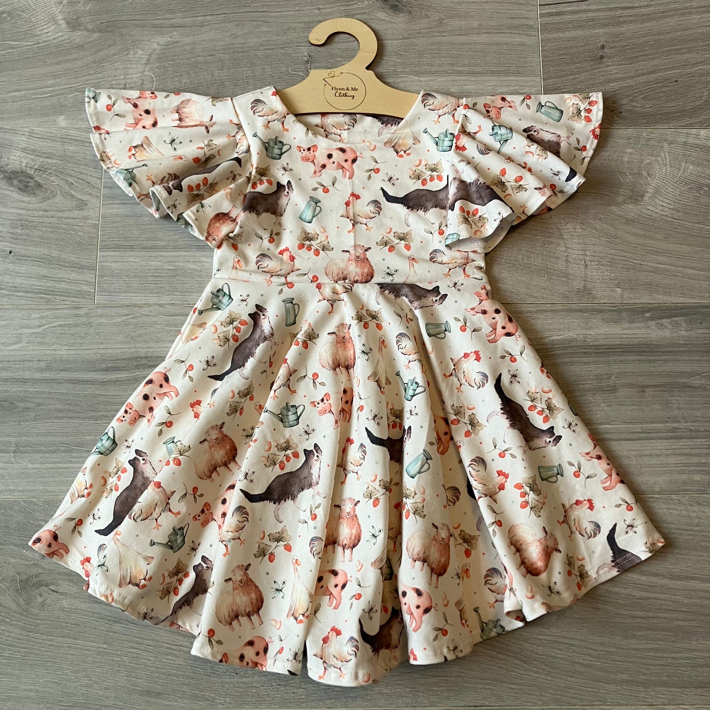 Baa-Baa Berries Flounce Dress