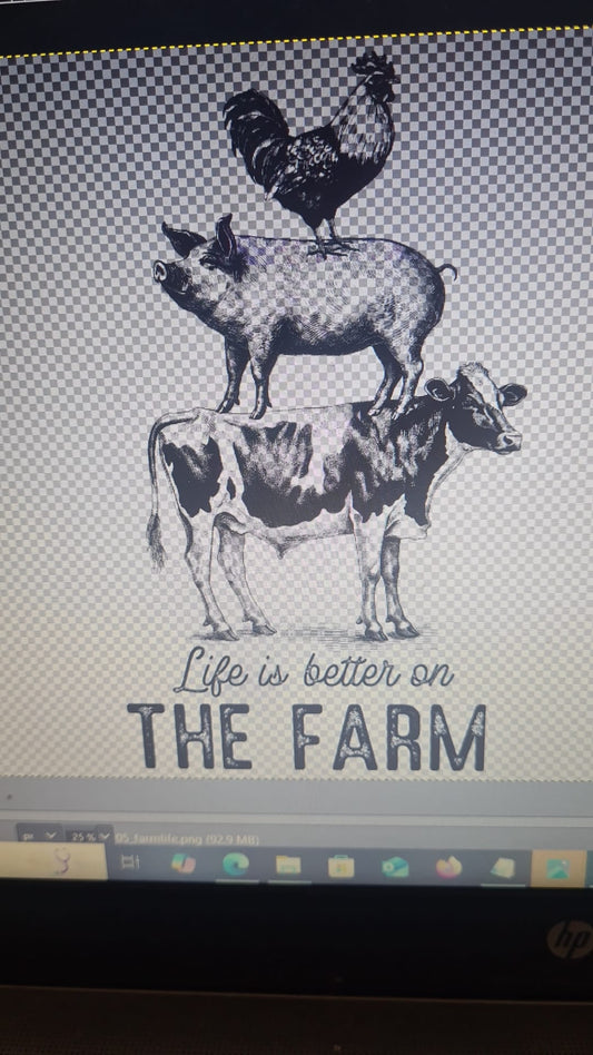 Life Is Better On The Farm Top