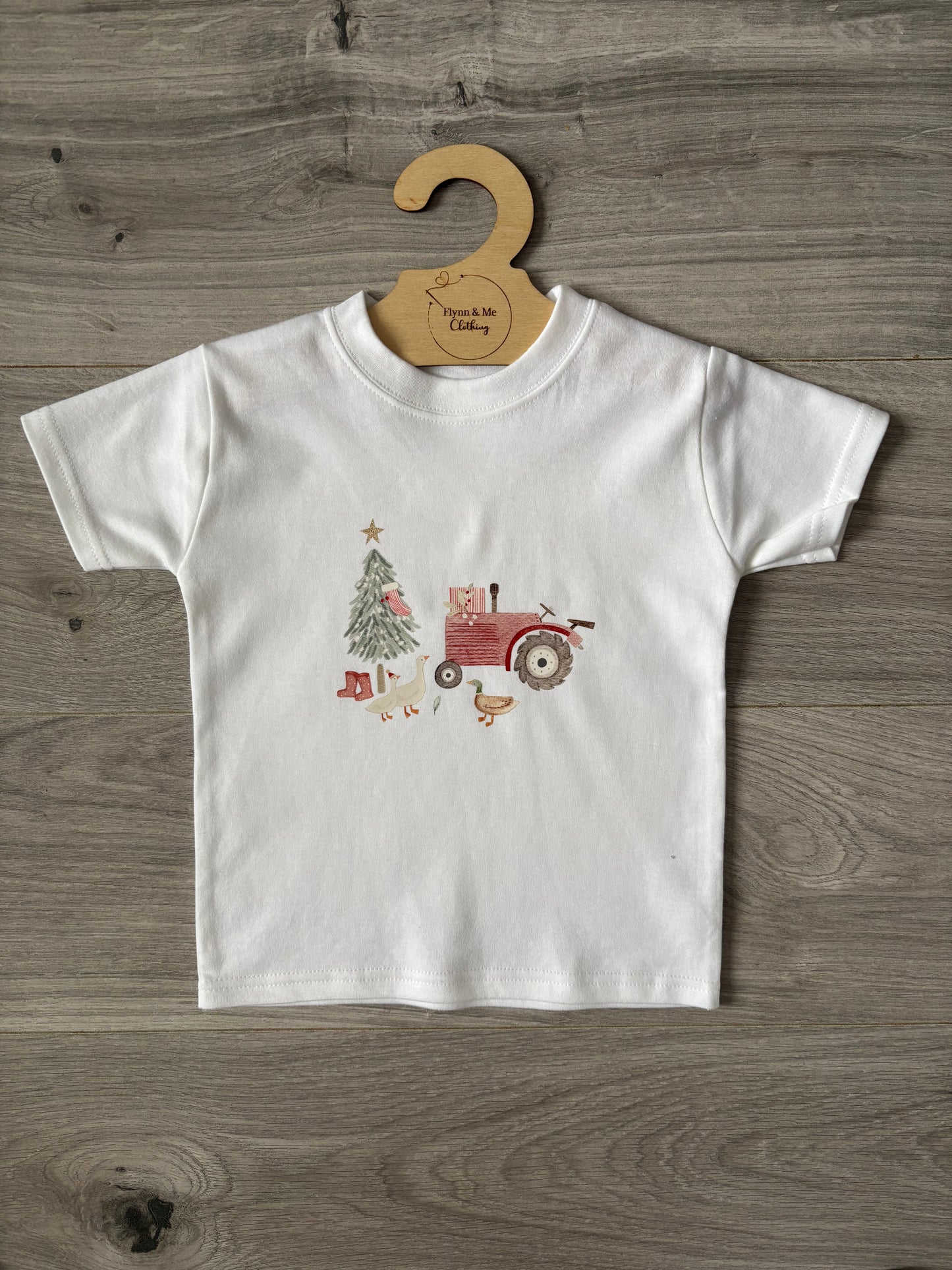 Christmas Tractor Run Top