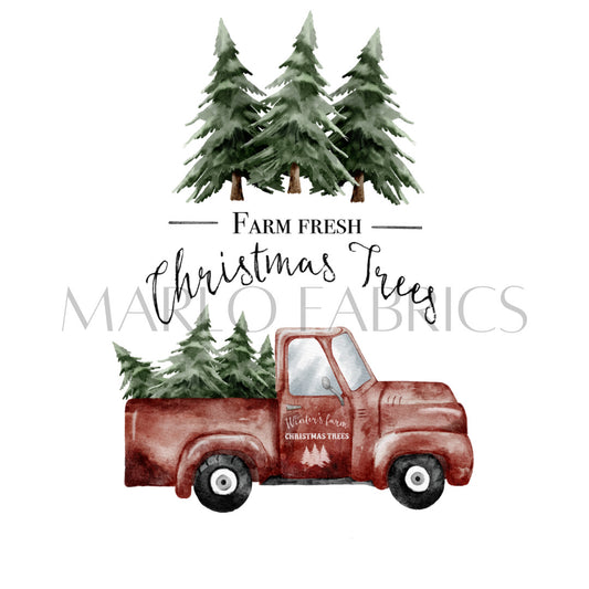 Farm Fresh Christmas Trees Transfer Top