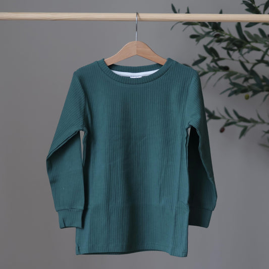 Dark Green Organic Top