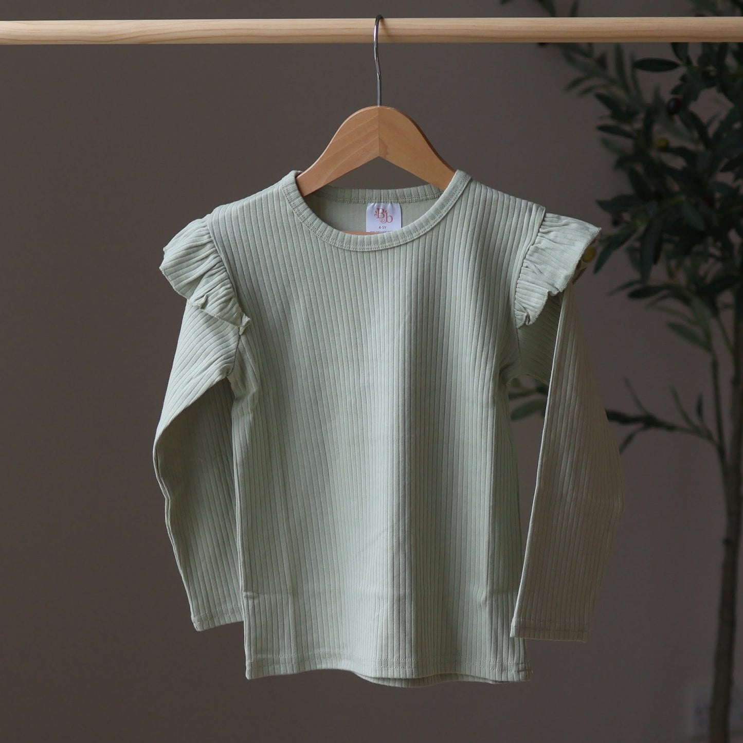 Pistachio Organic Frill Top