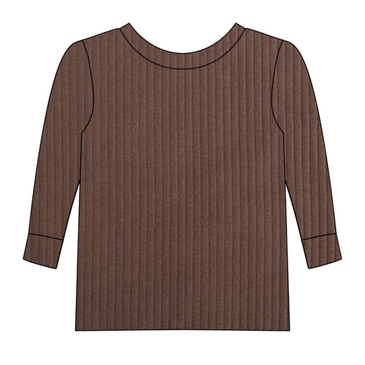 Brown Organic Top
